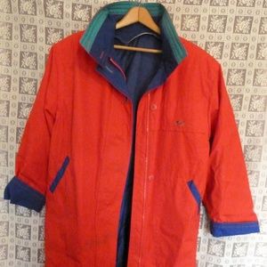 Bright Primary London Fog Trench Vintage Small